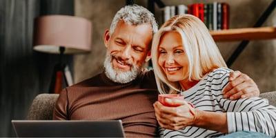 couple browsing on tablet